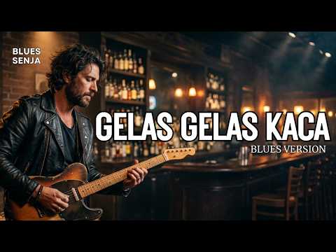 GELAS GELAS KACA | Lagu Lawas Versi Blues Santai & Syahdu