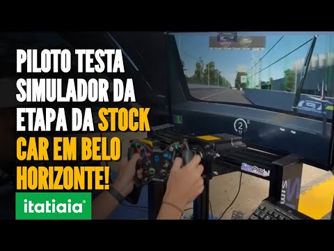 STOCK CAR EM BH: PILOTO 'CONHECE' PROVA DE BELO HORIZONTE EM SIMULADOR! CONFIRA!