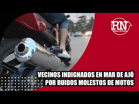 Vecinos indignados en Mar de Ajó por ruidos molestos de motos