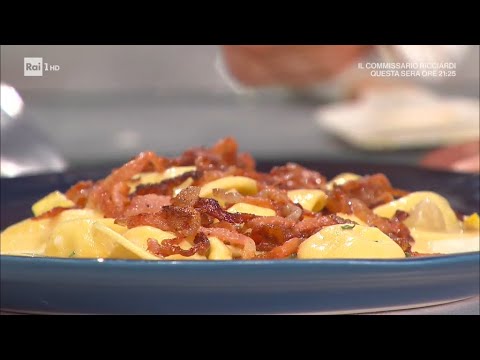 Ravioli su fonduta di pecorino - E' sempre Mezzogiorno 01/02/2021