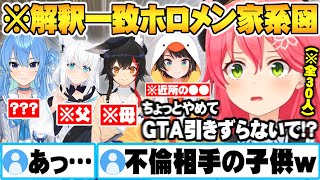 ホロメン家系図を妄想したら不倫相手の子供になってしまうさくらみこ解釈一致(?)ホロメン妄想家系図面白まとめ【ホロライブ 切り抜き さくらみこ