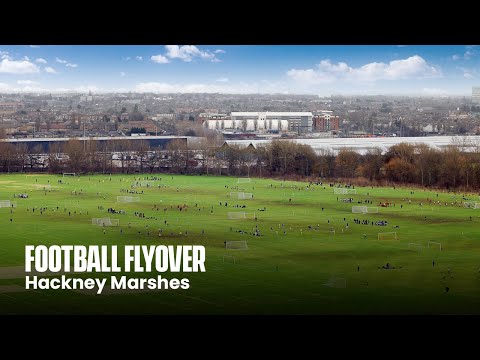 The BIGGEST AMATEUR FOOTBALL venue from THE AIR | Football Flyover