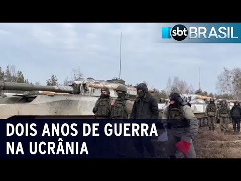 Dois anos de guerra na Ucrânia | SBT Brasil (24/02/24)