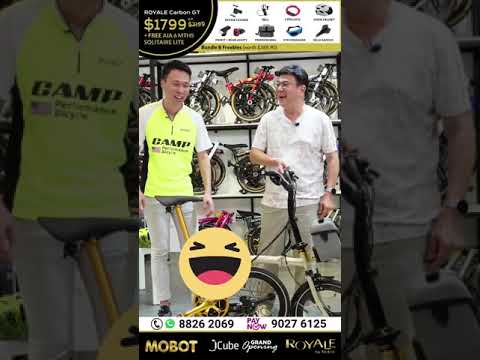 2 new bicycle terms created by Jack Neo 梁导 for MOBOT ROYALE foldable bicycles #shorts