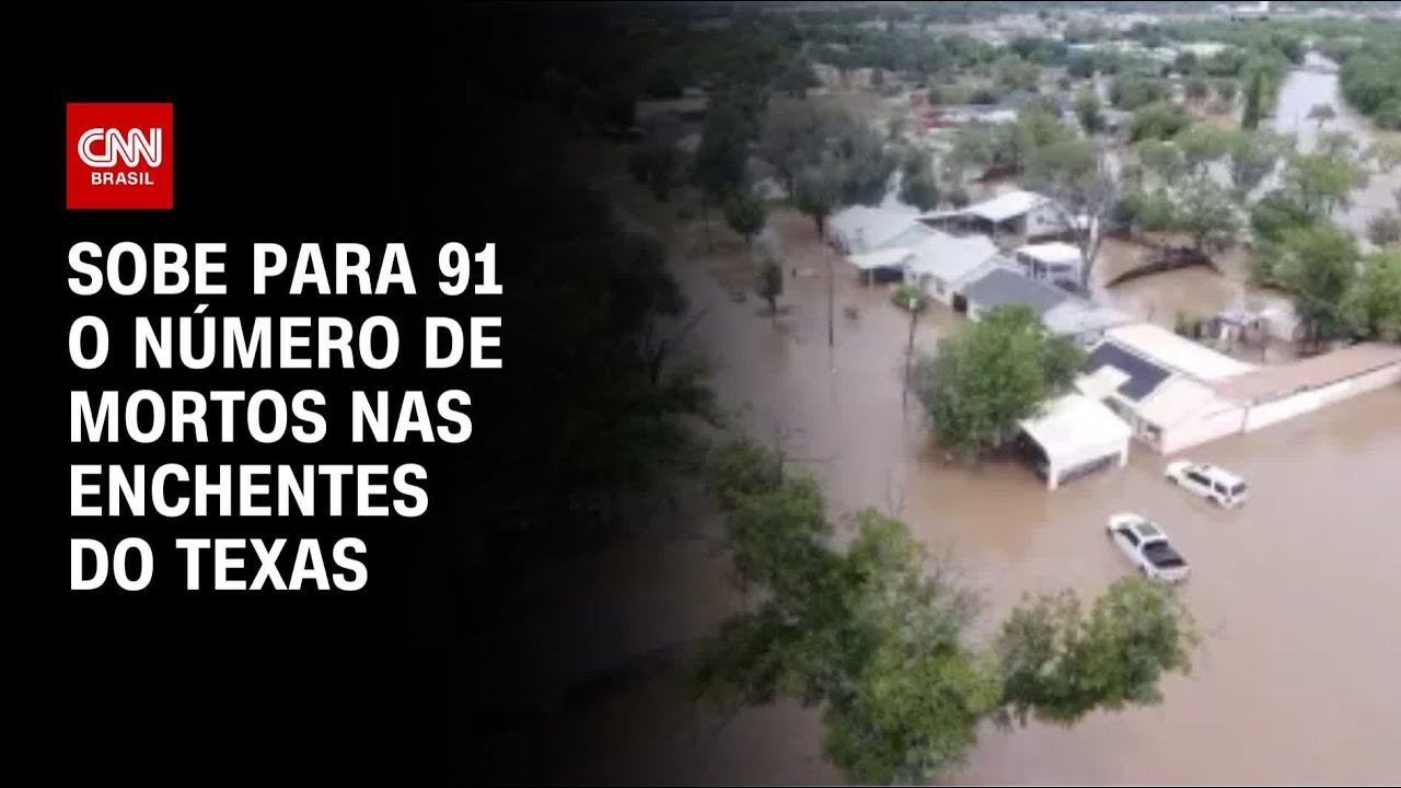 Enchente no Texas Número de mortos chega a 91 | CNN 360º