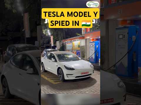 🚨RARE ALERT : Tesla Model Y Spied In India