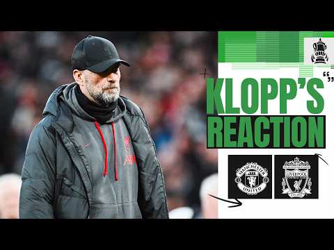 'They gave absolutely everything' | Klopp's Reaction | Man Utd vs Liverpool