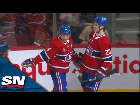 Canadiens Nick Suzuki Takes Bank Pass Before Sniping Home Top Corner vs. Stars