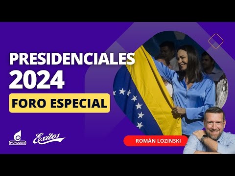 Román Lozinski entrevista Marialbert Barrios y Angel Medina sobre presidenciales 2024
