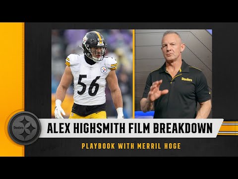 Playbook with Merril Hoge: Alex Highsmith Film Breakdown | Pittsburgh Steelers video clip