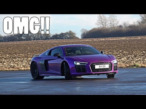 CAN YOU DRIFT THE AUDI R8 V10 PLUS"!