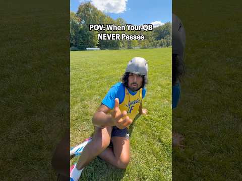 When The QB <strong>NEVER</strong> Passes #nfl #footballshorts #americanfootball
