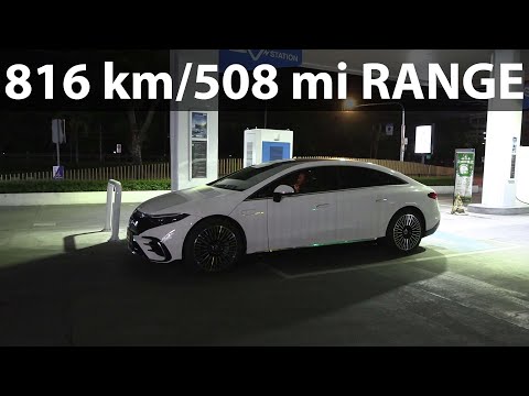 Mercedes EQS 500 4Matic Sunday driving