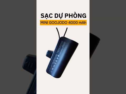Sạc dự phòng mini goojodoq chính hãng giá tốt #goojodoq #sacduphong #sacduphongmini