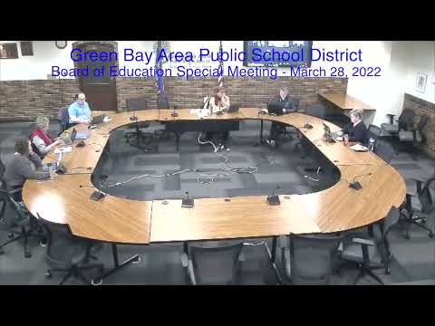 GBAPSD Board of Education Special Meeting: March 28, 2022