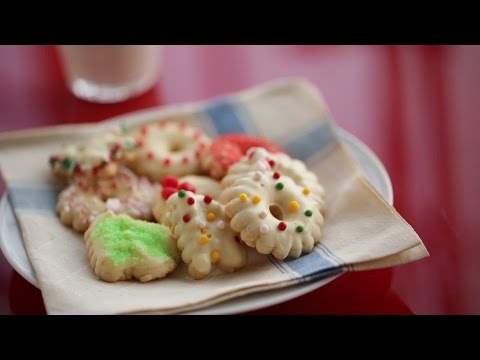 Holiday Glazed Spritz Cookies - Everyday Food with Sarah Carey