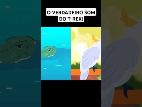 Qual o verdadeiro som do t-rex? #shorts #dinosaur #dinossauro #curiosidades