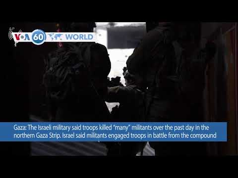 VOA60 World- Palestinians mourn and pray for loved ones killed in Israeli airstrikes
