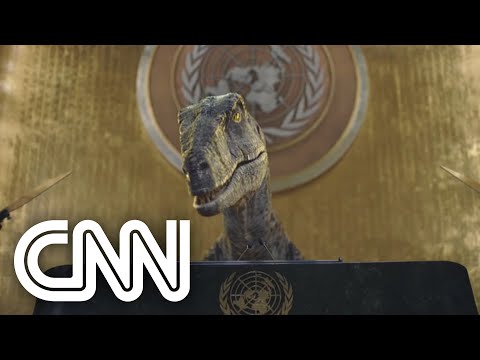 Dinossauro alerta sobre crise climática em vídeo da ONU | CNN PRIME TIME