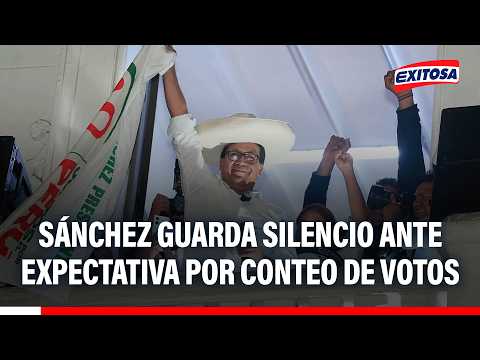 🔴🔵 Roberto Sánchez guarda silencio ante expectativa por conteo de votos