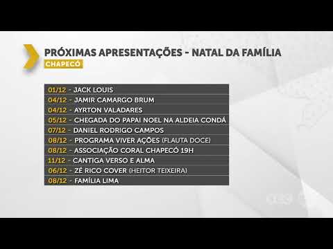 Natal da família em Chapecó | Cotidiano | SCC Meio-Dia