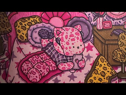 Sunnuntain värityslive!🩷 (Jatketaan leobardikuosia!✨)