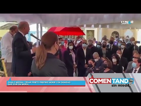 Danilo Medina Revela en el funeral lo que le dijo Cesar Prieto antes de morir