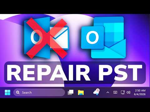 How to Repair Damaged Outlook PST File in Windows 11 (2026)