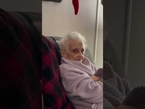 Iry has a joke for Great Grandma. #grandma #funny