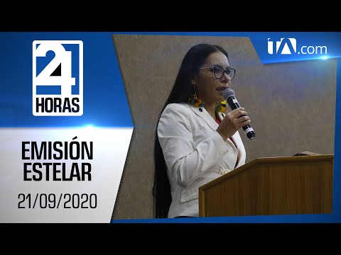 Noticias Ecuador: Noticiero 24 Horas, 21/09/2020 (Emisión Estelar)