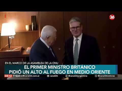 El primer ministro británico pidió un alto al fuego en Medio Oriente