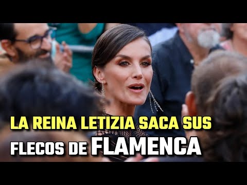 La REINA LETIZIA saca sus FLECOS de FLAMENCA y TOCA las PALMAS en CÁDIZ