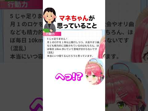 ししろんの体力に驚くみこち【ホロライブ】#shorts