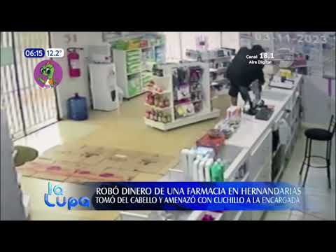 Violento delincuente asaltó una farmacia en Hernandarias