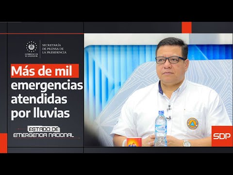 Gobierno del Presidente Bukele ha atendido más de mil emergencias por las lluvias a escala nacional