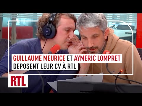 Quand Guillaume Meurice et Aymeric Lompret déposent leur CV à Alex Vizorek sur RTL