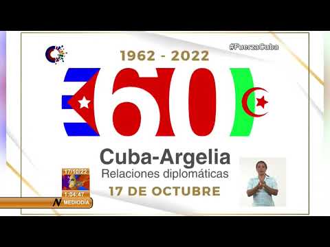 Cuba: Conmemora Rodríguez Parrilla aniv. de relaciones diplomáticas con Argelia