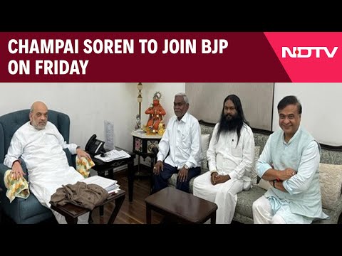 Champai Soren News | Champai Soren to join BJP on Friday, Announces Himanta Biswa Sarma