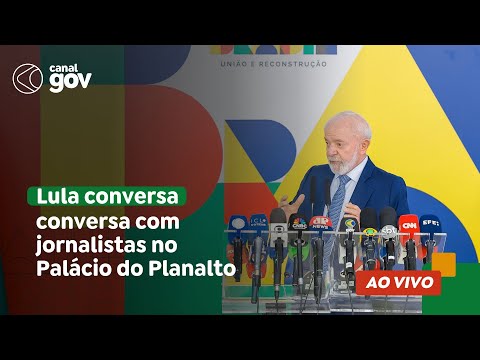 🔴 Presidente Lula conversa com jornalistas no Palácio do Planalto