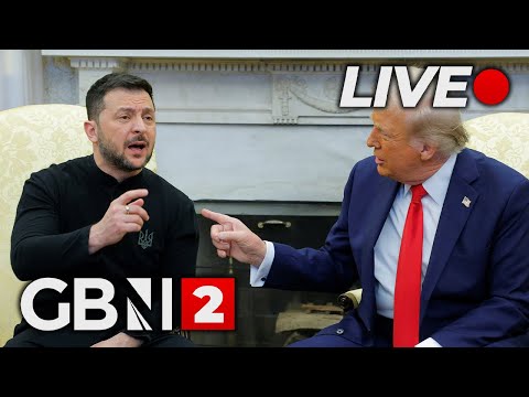 WATCH LIVE: View of the White House after Donald Trump locked HORNS with Zelenskyy over Ukraine war