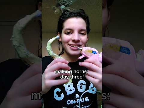 make horns with me, day 3 😈 #cosplay #cosplayer #diy #costume #halloweencostume #halloween