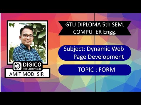 MOST IMPORTANT QUESTION SERIES : Dynamic Web Page Development : FORM