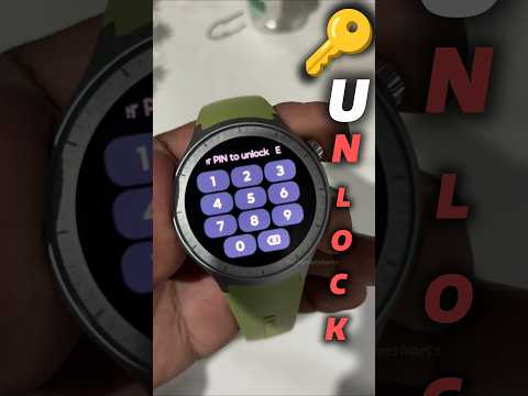 How to set and Remove Pinlock On Motorola Watch 🙂 #motowatch #passwordforgot #techpokeshorts