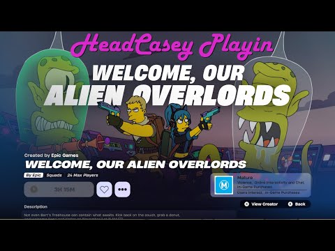 Fortnite Simpsons Event - Livestream With HeadCasey