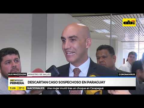 Coronavirus: Descartan caso sospechoso en Paraguay