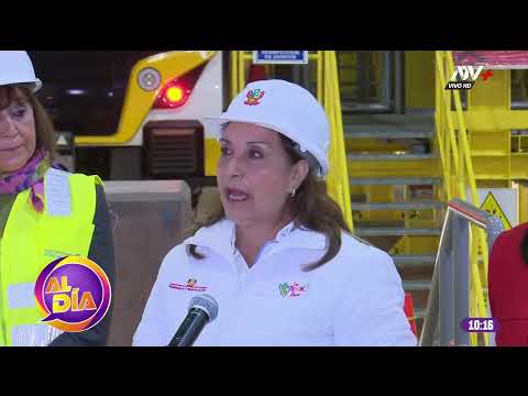 Dina Boluarte sobre Línea 2 del Metro de Lima: Esta mega obra será de gran ayuda