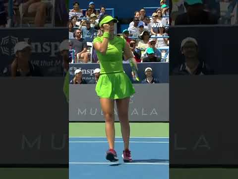 Alexandra Eala is looking to take this final to a decider! #wta #tennis #MubadalaDCOpen