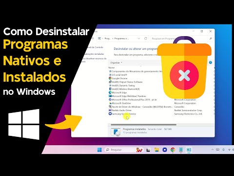 Como Desinstalar Programas no Windows (Inclusive Nativos)