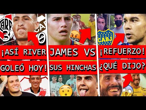 RIVER golea a PLATENSE+ JAMES vs COLOMBIA ¿ARGENTINA lo elimina?+ BOCA sumó POL ¿ROMERO? Habló TEVEZ