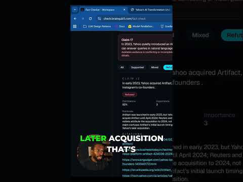 AI's Sneaky Lies: How It Tricked Me on Yahoo! #factchecking #aislop #deepresearch